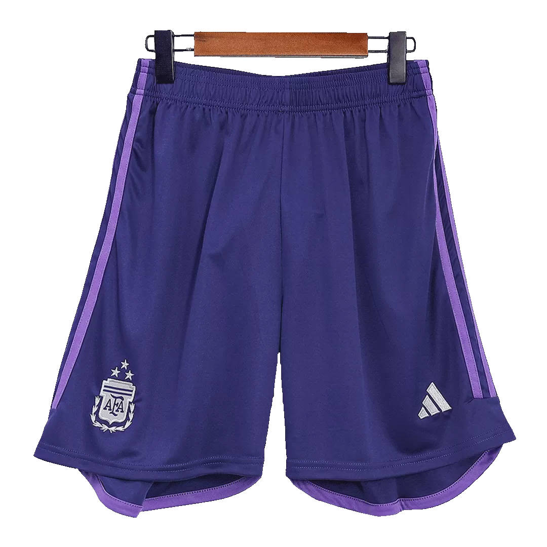 Argentina Soccer Jersey Three Stars Jersey Champion Edition Away World Cup Jersey 2022 - bestsoccerstore