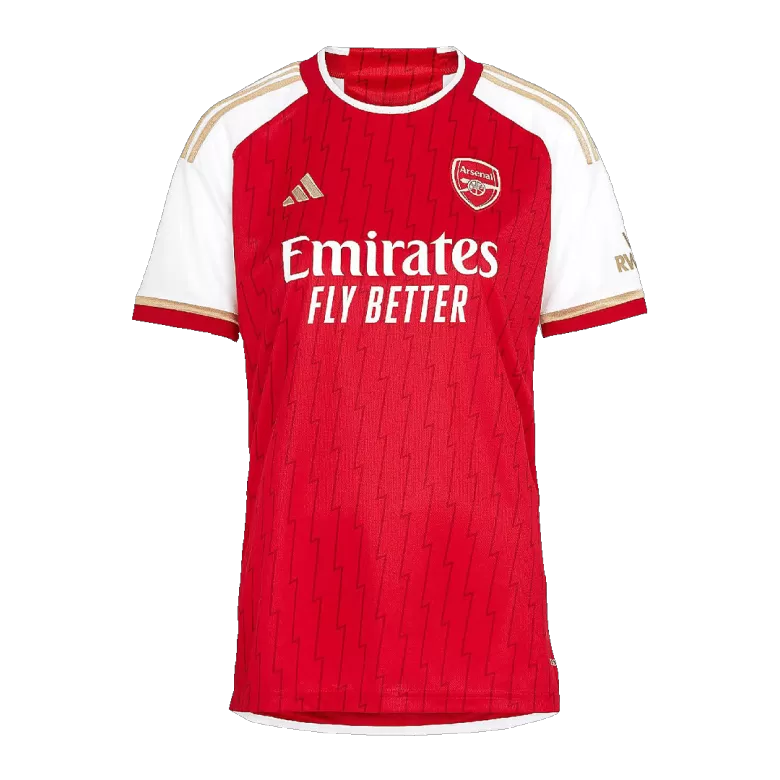 Arsenal Custom Home Soccer Women's Jersey 2023/24 - bestsoccerstore