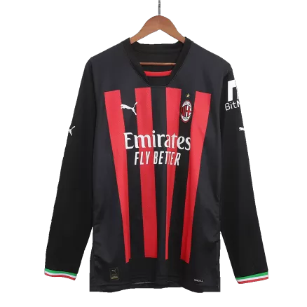 AC Milan Jersey Custom Home Soccer Jersey 2022/23 - bestsoccerstore