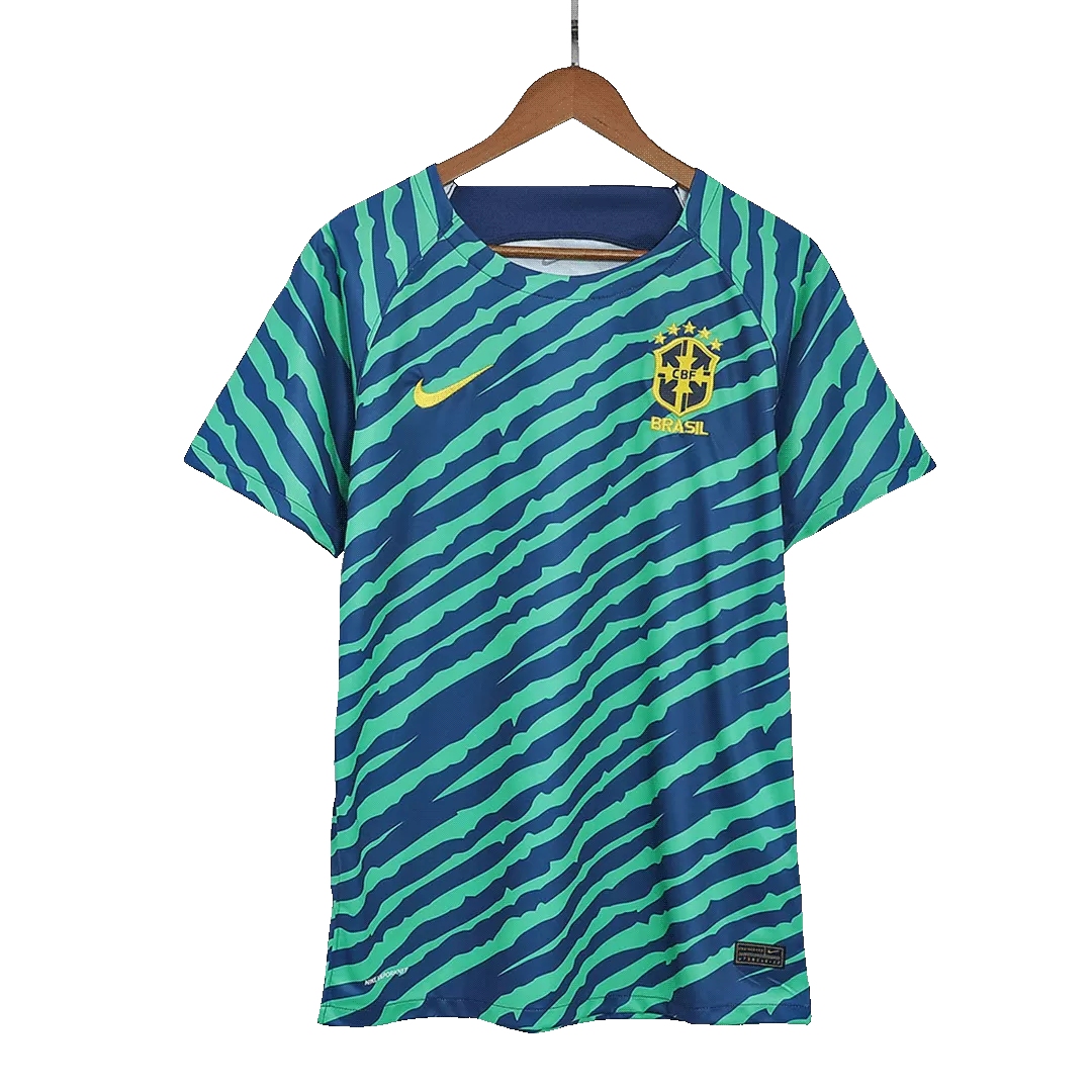 Brazil Jersey Soccer Jersey Pre-Match 2022 - bestsoccerstore