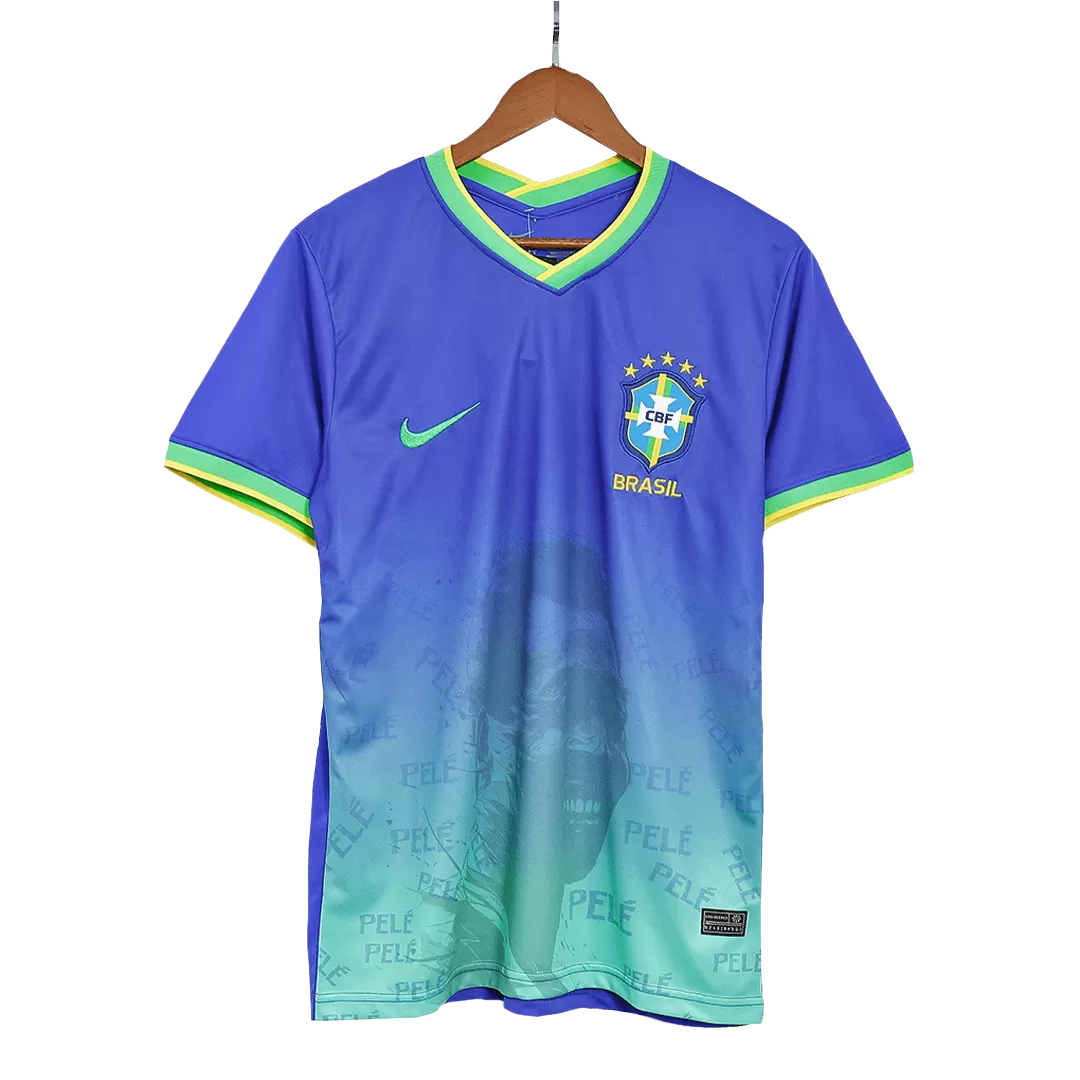 Brazil Jersey PELÉ Commemorative Soccer Jersey Away 2022 - bestsoccerstore
