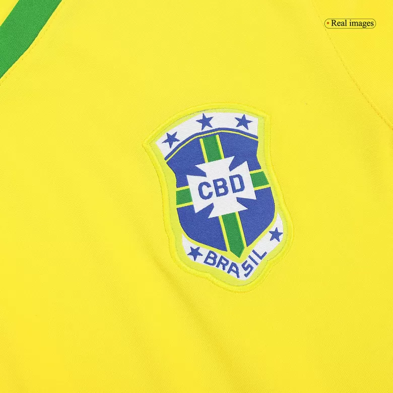 Brazil Jersey Home Soccer Retro Jersey 1977 - bestsoccerstore