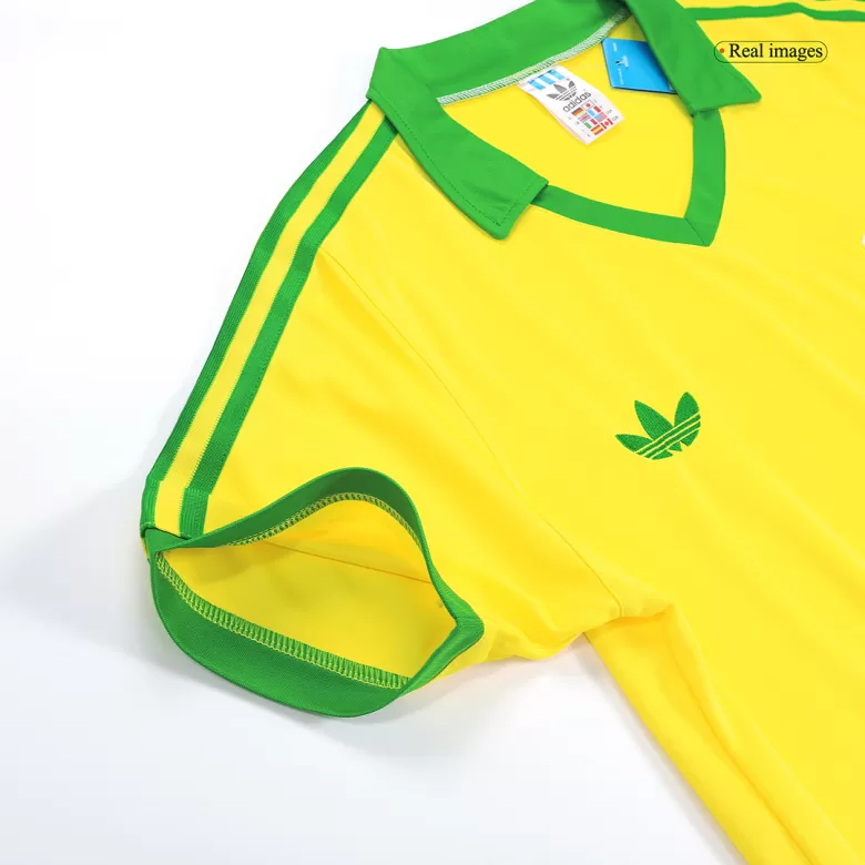 Brazil Jersey Home Soccer Retro Jersey 1977 - bestsoccerstore