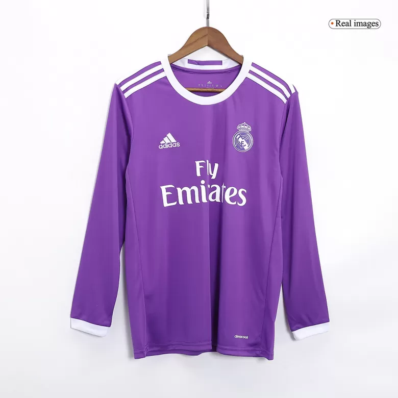 ADIDAS REAL MADRID 2017 AWAY 3RD JERSEY BLACK/PURPLE - Soccer Plus