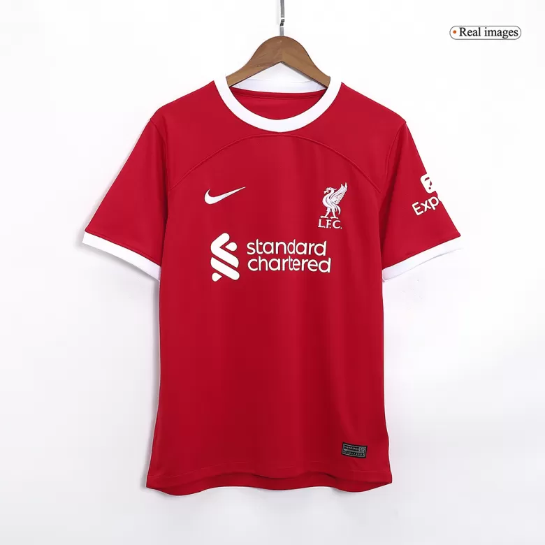 Liverpool Jersey Custom Home Soccer Jersey 2023/24 - bestsoccerstore