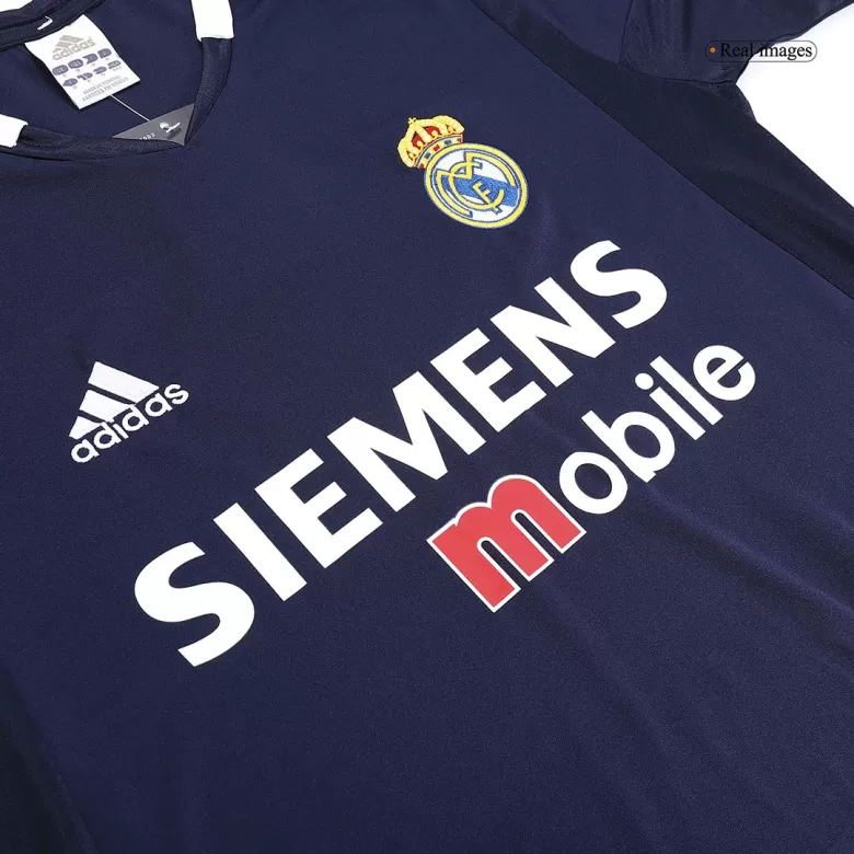 Real Madrid Retro Jersey Away Soccer Shirt 2004/05 - bestsoccerstore