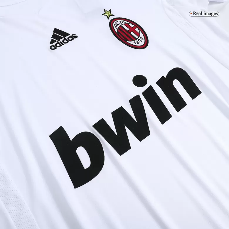 AC Milan Jersey Custom Away Soccer Retro Jersey 2009/10 - bestsoccerstore