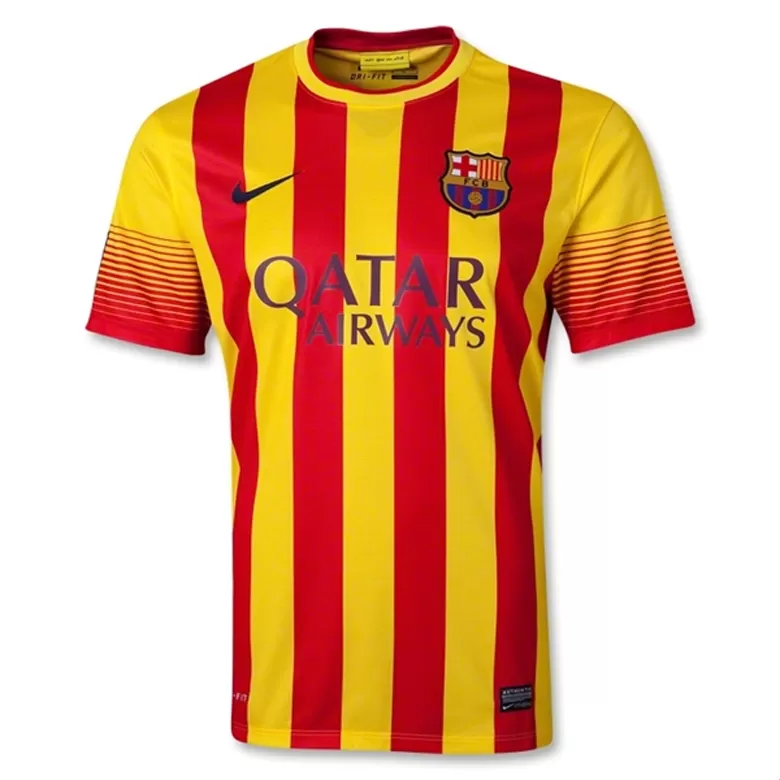 MESSI #10 Barcelona Retro Jersey Away Soccer Shirt 2013/14 - bestsoccerstore