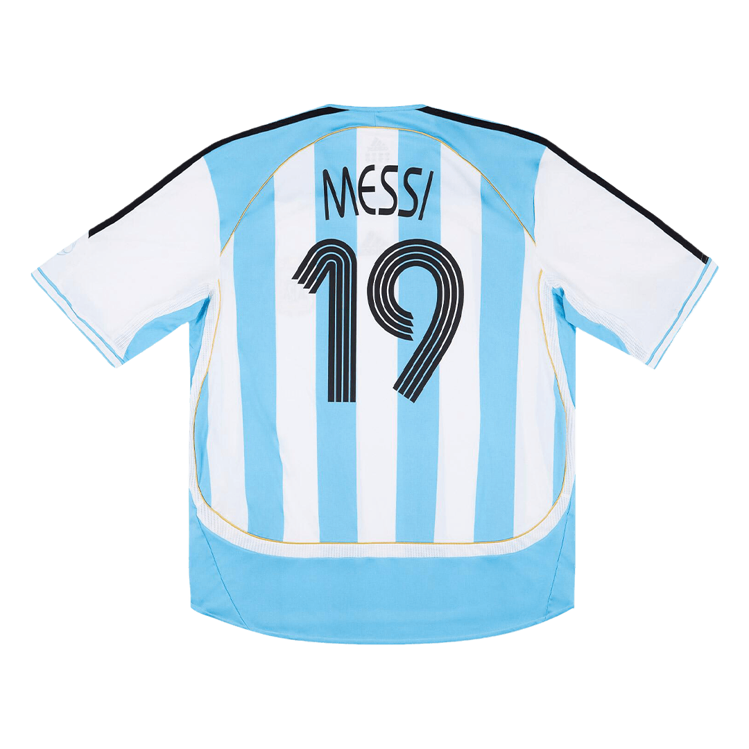 2006 Messi Argentina Lionel Messi #19 Xl Jersey National Team Futbol Soccer