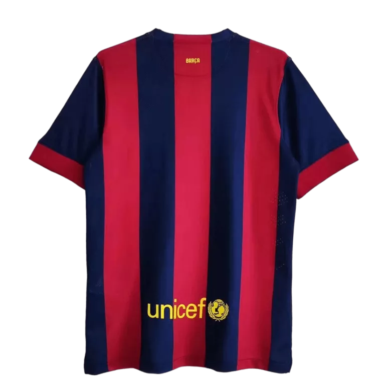 Barcelona Jersey MESSI #10 Home Retro Soccer Jersey 2014/15 - bestsoccerstore