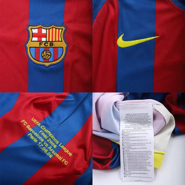 Barcelona Jersey MESSI #30 Home Retro Soccer Jersey 2005/06 - UCL - bestsoccerstore