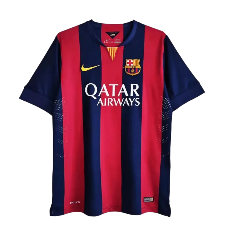 Barcelona Jersey MESSI #10 Home Retro Soccer Jersey 2014/15 - bestsoccerstore