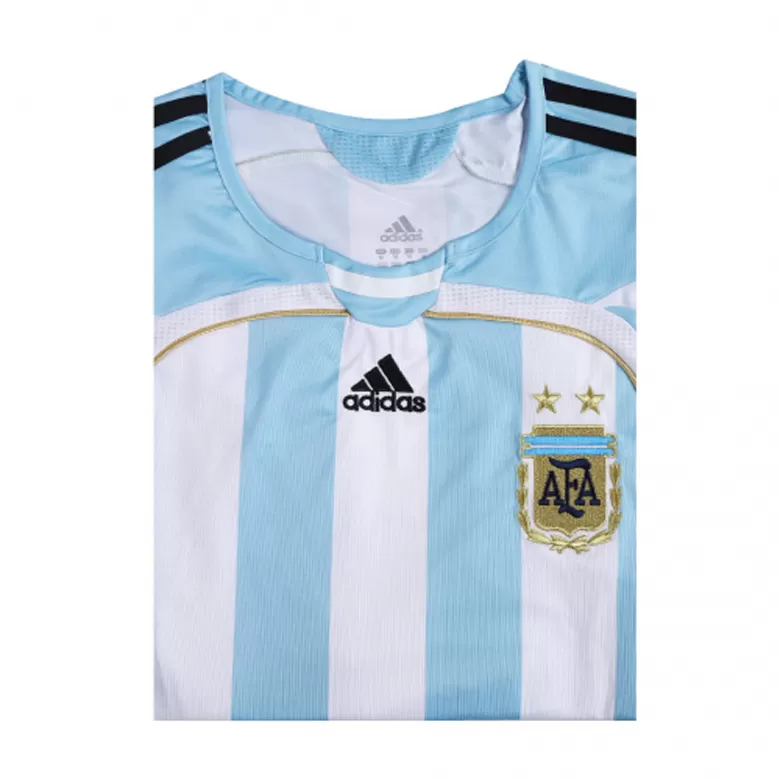 MESSI #19 Argentina Retro Jersey Home Soccer Shirt 2006 - bestsoccerstore