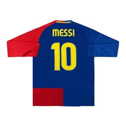  Long Sleeve Jersey MESSI #10 Home Retro Soccer Jersey 2008/09 - UCL - bestsoccerstore