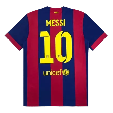Barcelona Jersey MESSI #10 Custom Home Soccer Jersey 2014/15 - bestsoccerstore