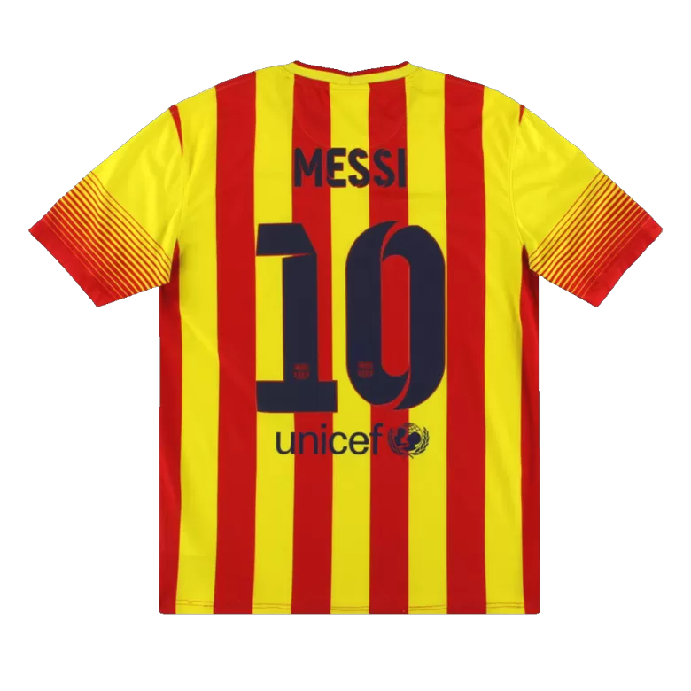 MESSI #10 Barcelona Retro Jersey Away Soccer Shirt 2013/14 - bestsoccerstore