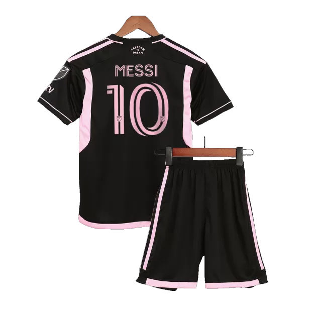 adidas Messi #10 Inter Miami CF 23/24 Away Jersey - Black, Men's Soccer