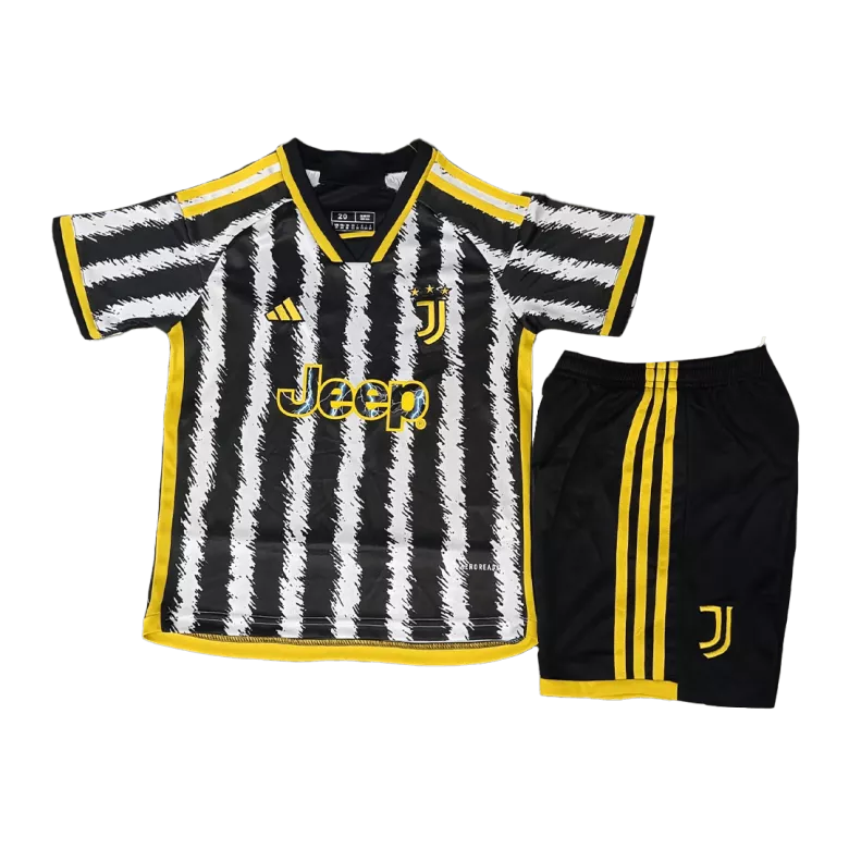 Kid's Juventus Whole Kits Custom Home Soccer Kit 2023/24 - bestsoccerstore