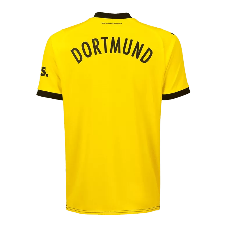 Borussia Dortmund Jersey Custom Home Soccer Uniform Kits 2023/24 - bestsoccerstore