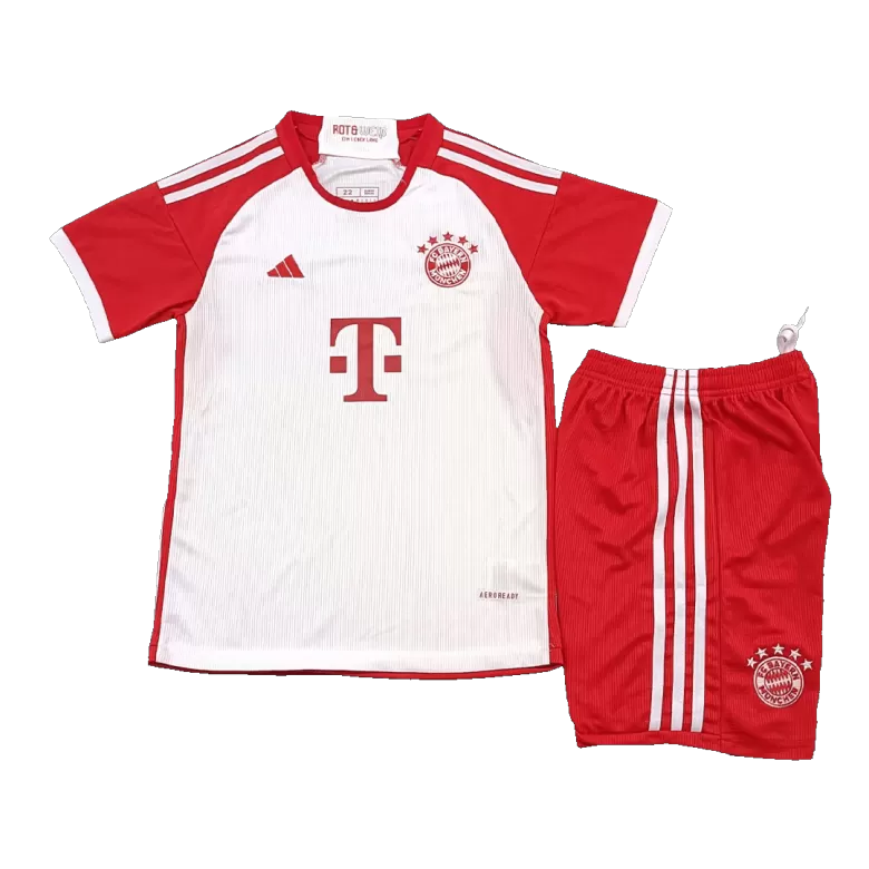 Kid's Bayern Munich Whole Kits Custom Home Soccer Kit 2023/24 - bestsoccerstore