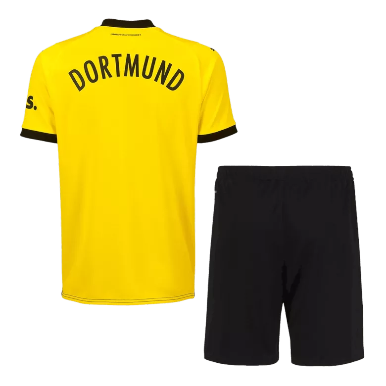 Borussia Dortmund Jersey Custom Home Soccer Jersey Full Kit 2023/24 - bestsoccerstore