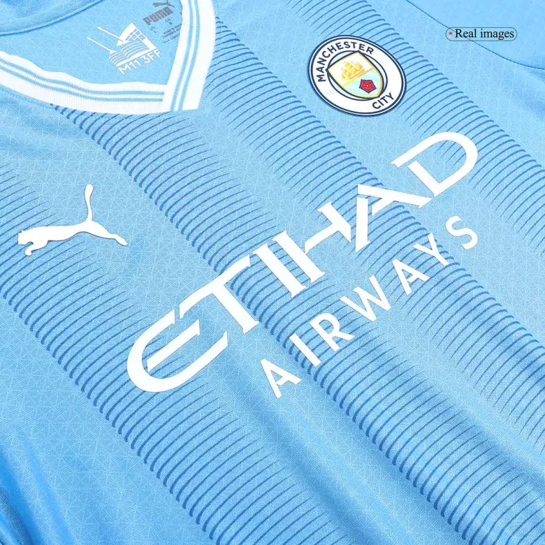 Authentic Soccer Jersey Manchester City Home Shirt 2023/24 - bestsoccerstore