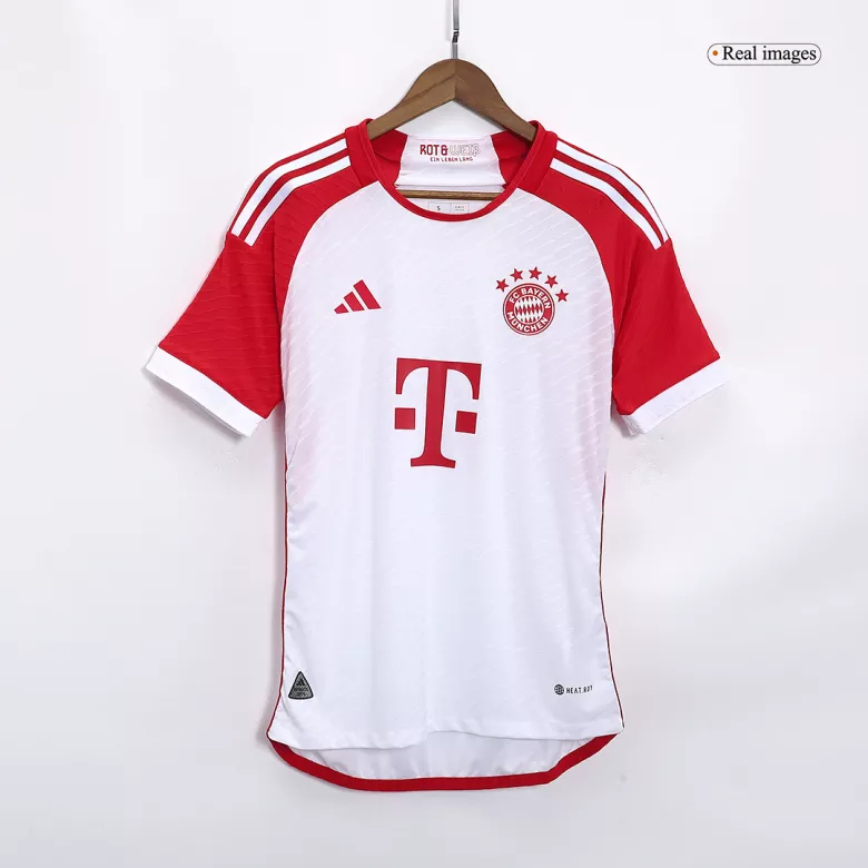 Authentic Bayern Munich Soccer Jersey Custom Home Shirt 2023/24 - bestsoccerstore