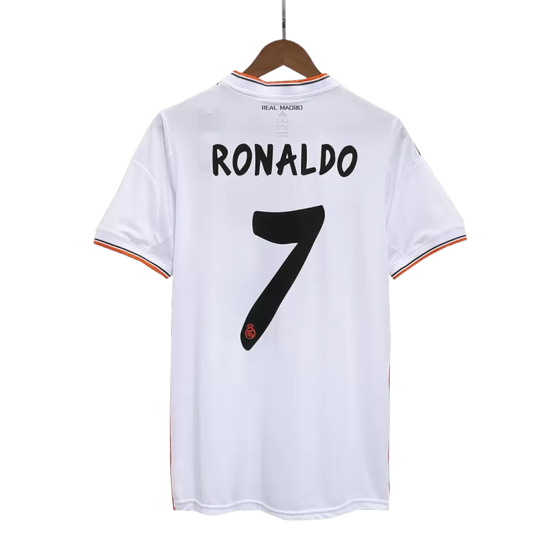 Real Madrid Jersey RONALDO #7 Home Retro Soccer Jersey 2013/14 - bestsoccerstore