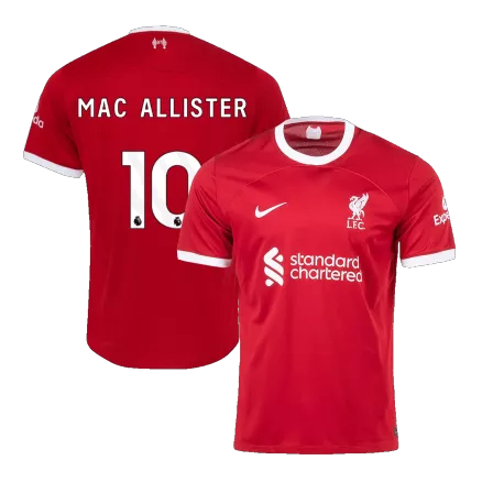Liverpool Jersey Custom MAC ALLISTER #10 Soccer Jersey Home 2023/24 - bestsoccerstore