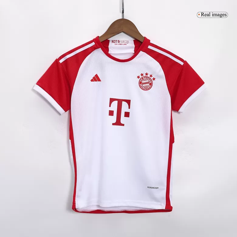 Kid's Bayern Munich Jersey Custom Home Soccer Soccer Kits 2023/24 - bestsoccerstore