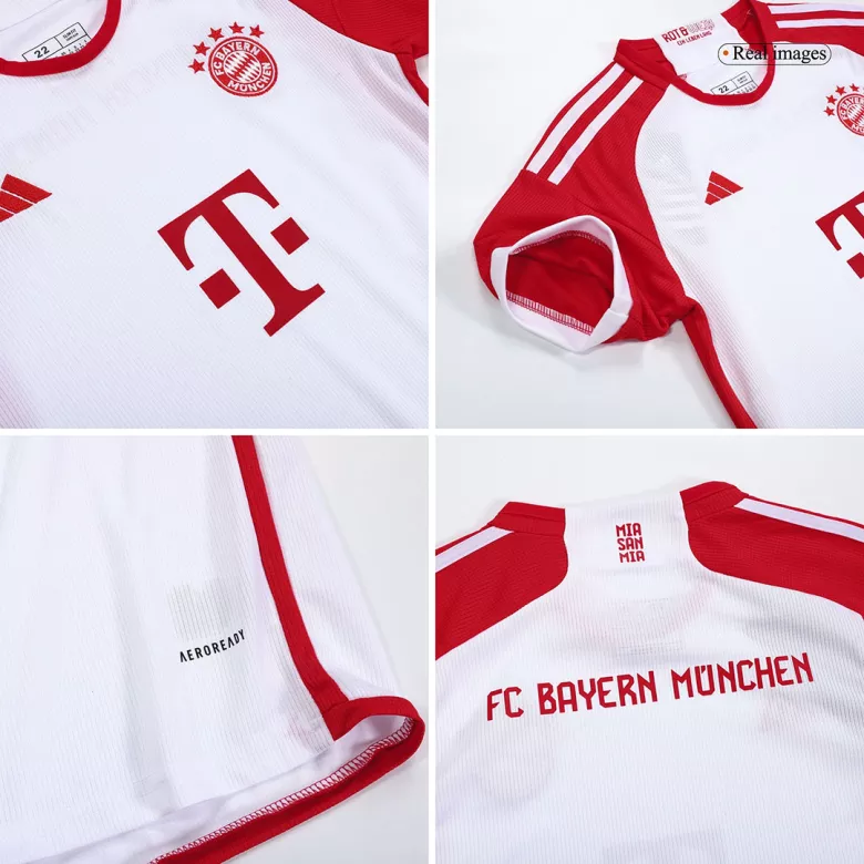 Kid's Bayern Munich Jersey Custom Home Soccer Soccer Kits 2023/24 - bestsoccerstore