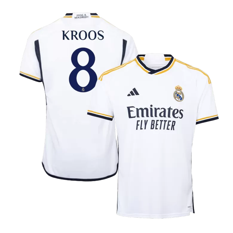 Real Madrid Jersey Custom KROOS #8 Soccer Jersey Home 2023/24 - bestsoccerstore