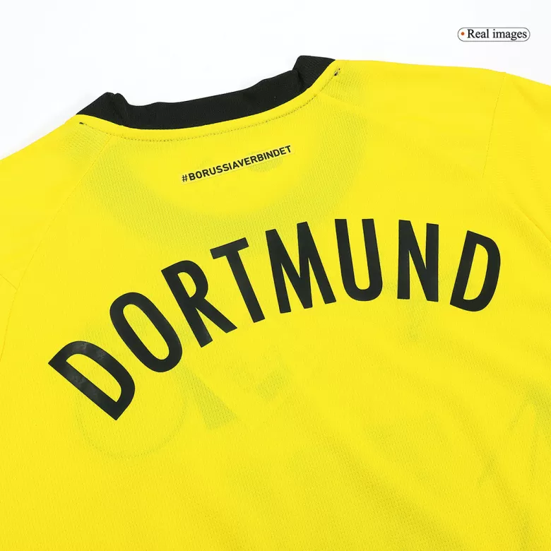 Borussia Dortmund Jersey Custom Home Soccer Jersey Full Kit 2023/24 - bestsoccerstore