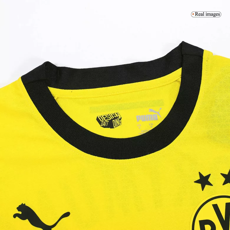 Authentic Borussia Dortmund Soccer Jersey Custom Home Shirt 2023/24 - bestsoccerstore