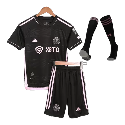 Kid's Inter Miami CF Whole Kits Custom Away Soccer 2023 - bestsoccerstore