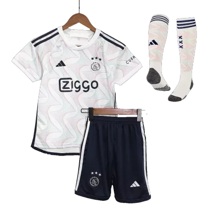 Kid's Ajax Whole Kits Custom Away Soccer 2023/24 - bestsoccerstore