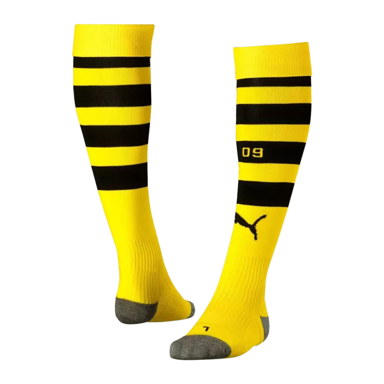 Men's Borussia Dortmund Jersey Soccer Home Socks 2023/24 - bestsoccerstore