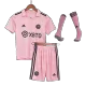 Kid's Inter Miami CF Whole Kits MESSI #10 Custom Home Soccer 2022 - bestsoccerstore