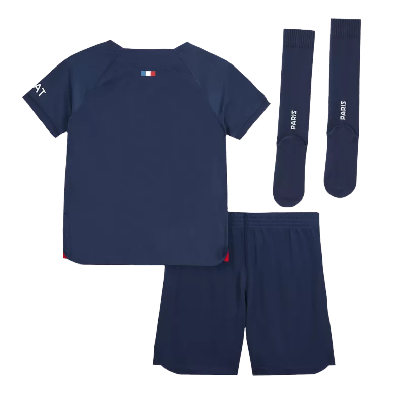 Kid's PSG Whole Kits Custom Home Soccer Kit 2023/24 - bestsoccerstore