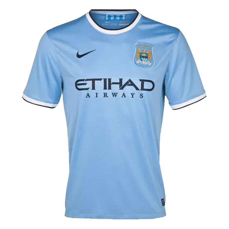 Manchester City Jersey Custom Home Soccer Jersey 2013/14 - bestsoccerstore