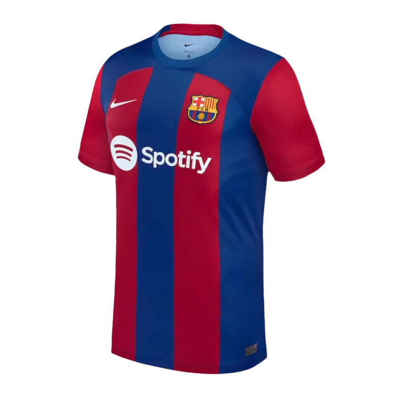 Barcelona Jersey Custom Home Soccer Jersey Full Kit 2023/24 - bestsoccerstore