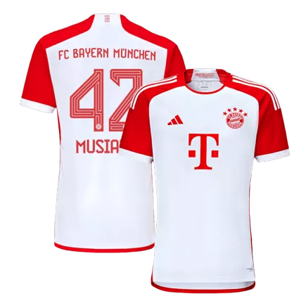 Bayern Munich Jersey Custom MUSIALA #42 Soccer Jersey Home 2023/24 - bestsoccerstore
