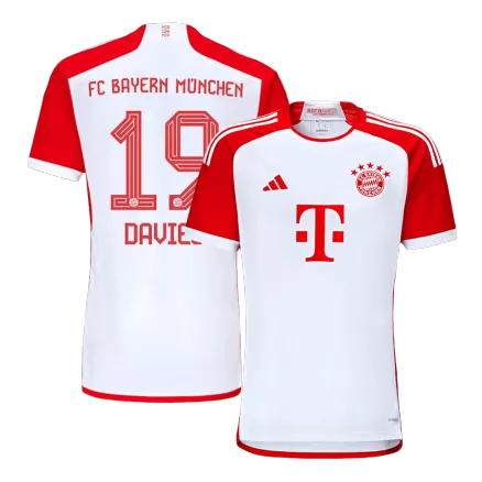 Bayern Munich Jersey Custom DAVIES #19 Soccer Jersey Home 2023/24 - bestsoccerstore