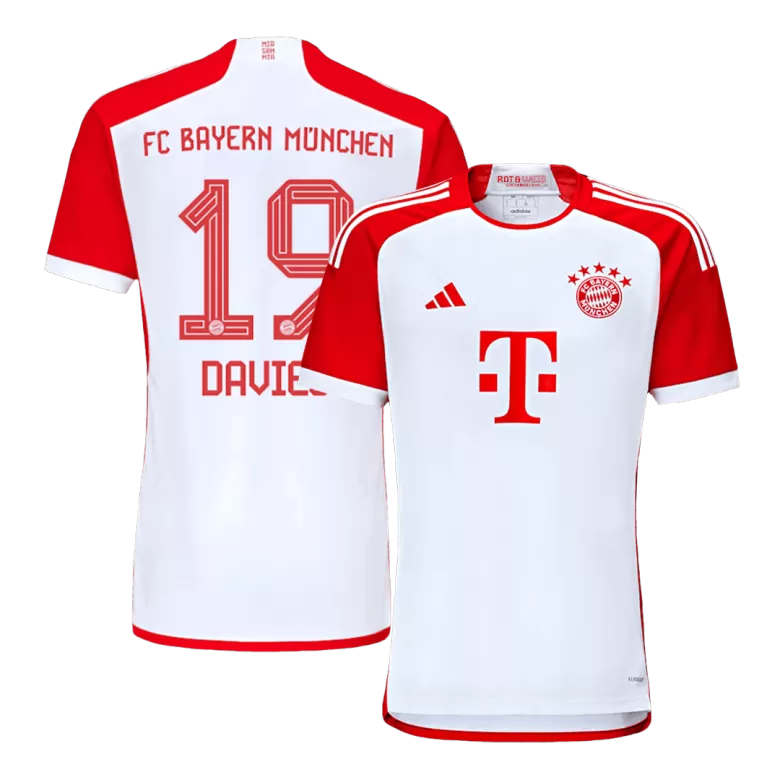 Bayern Munich Jersey Custom DAVIES #19 Soccer Jersey Home 2023/24 - bestsoccerstore