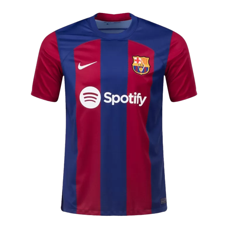 Barcelona Jersey Custom GAVI 6 Soccer Jersey Home 2023/24