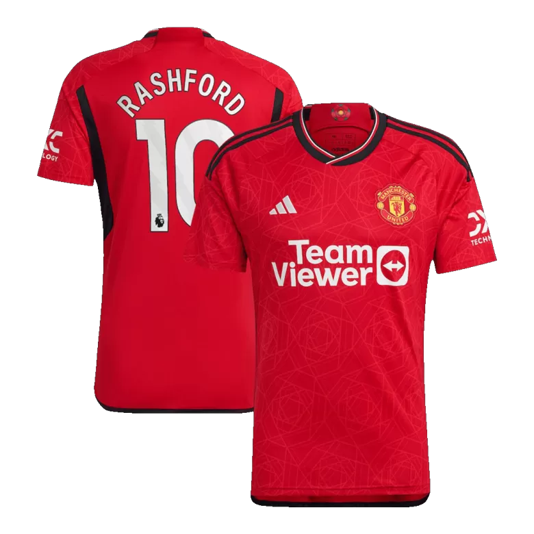 Manchester United Jersey Custom RASHFORD #10 Soccer Jersey Home 2023/24 - bestsoccerstore