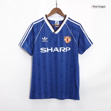 Manchester United Jersey Away Soccer Retro Jersey 88/90 - bestsoccerstore