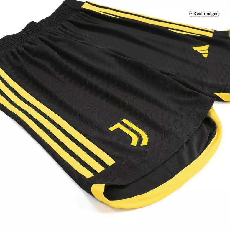 Authentic Juventus Shorts Custom Home Soccer Shorts 2023/24 - bestsoccerstore