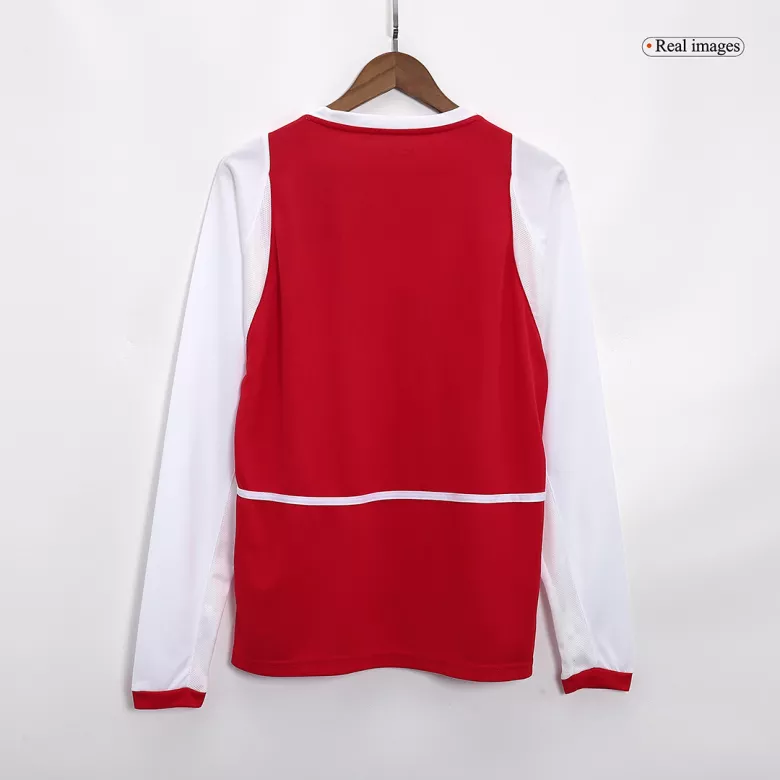 Arsenal Retro Jersey Home Long Sleeve Soccer Shirt 02/04 - bestsoccerstore