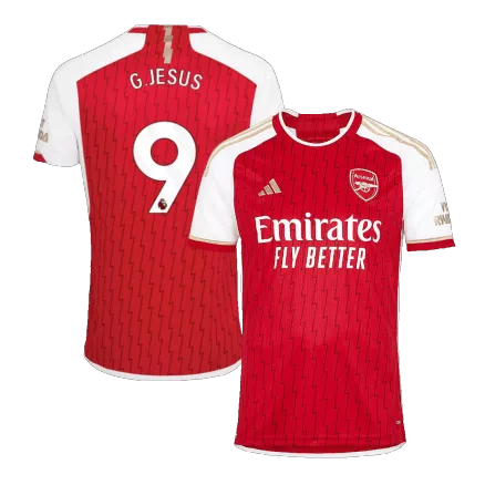 Arsenal Jersey Custom G.JESUS #9 Soccer Jersey Home 2023/24 - bestsoccerstore
